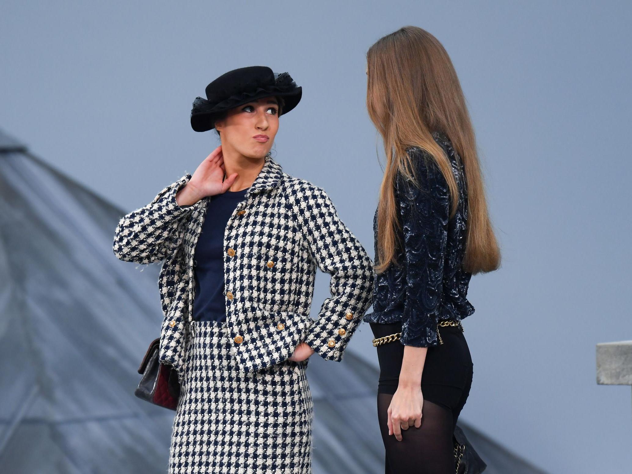 Gigi Hadid Confronts Chanel Runway Crasher at Paris Fashion Week