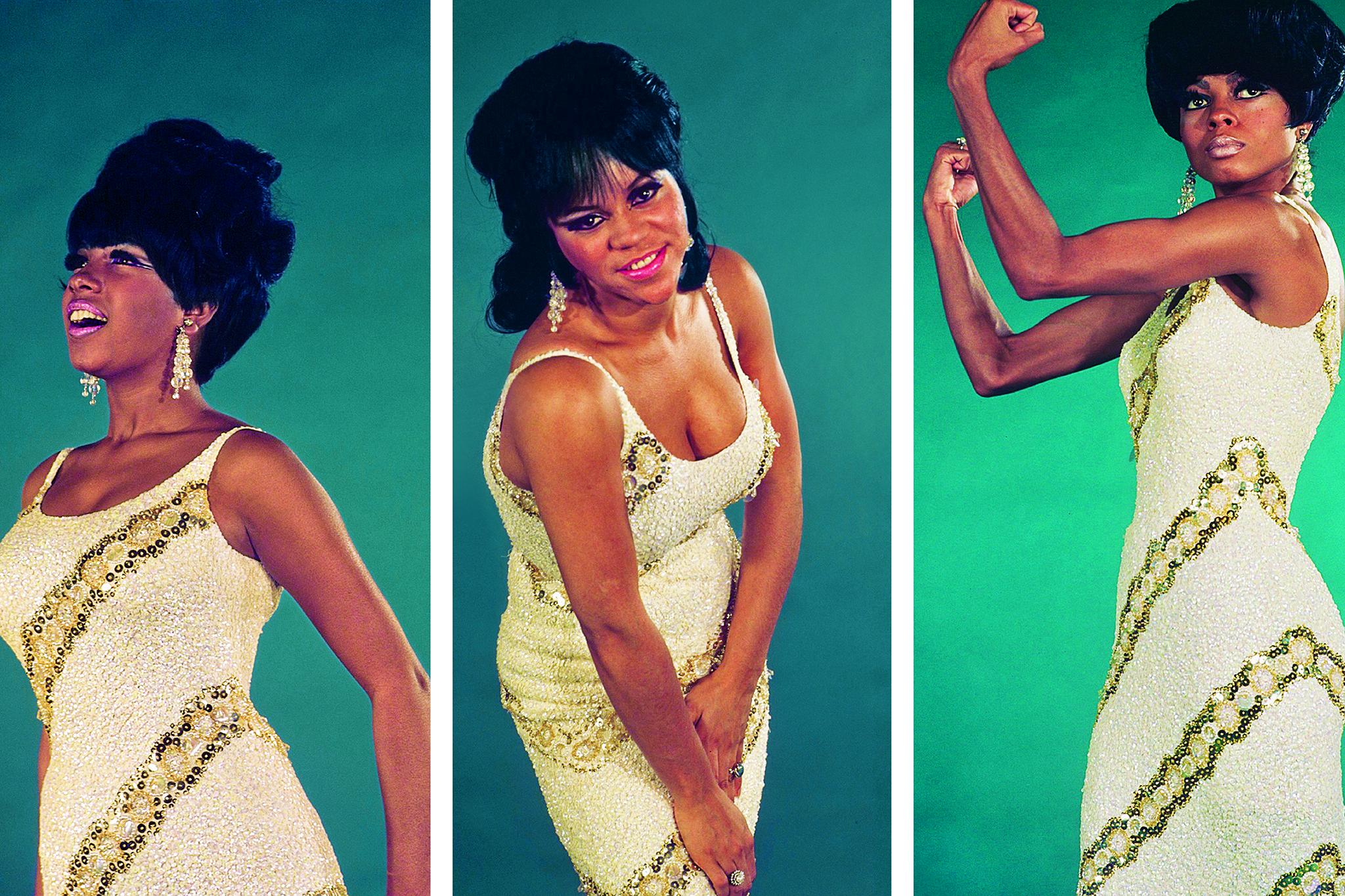 From one of the last photoshoots before original member Florence Ballard (right) left the group in 1967