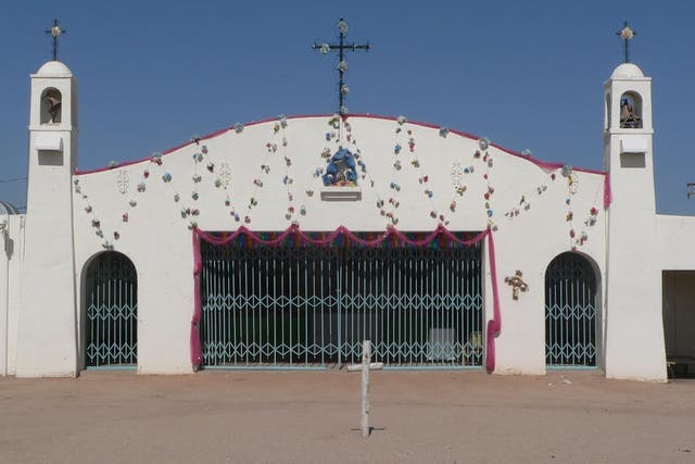 The incident occured on the Pascua Yaqui Indian Reservation (pictured) near Tuscon, Arizona