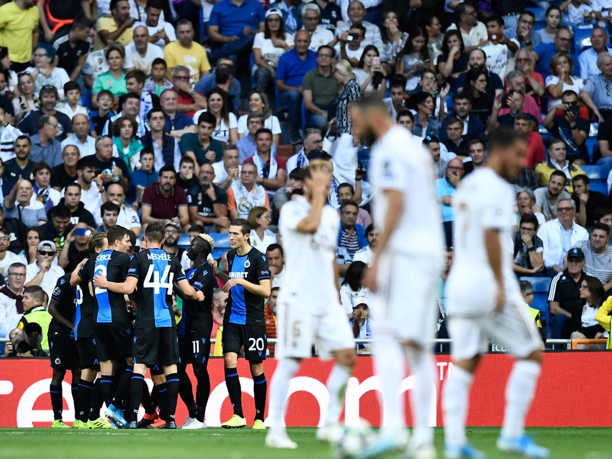 Real Madrid laboured to a 2-2 draw against Club Brugge