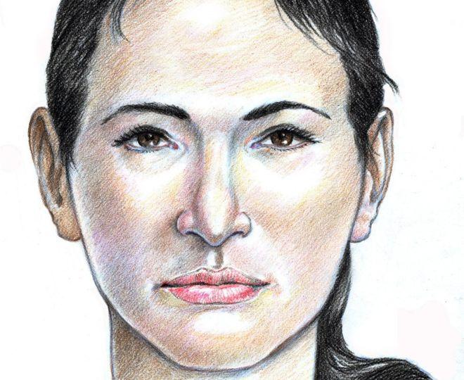 A sketch of the Isdal woman: the case remains unsolved, despite the efforts of Marit Higraff, co-presenter of the podcast