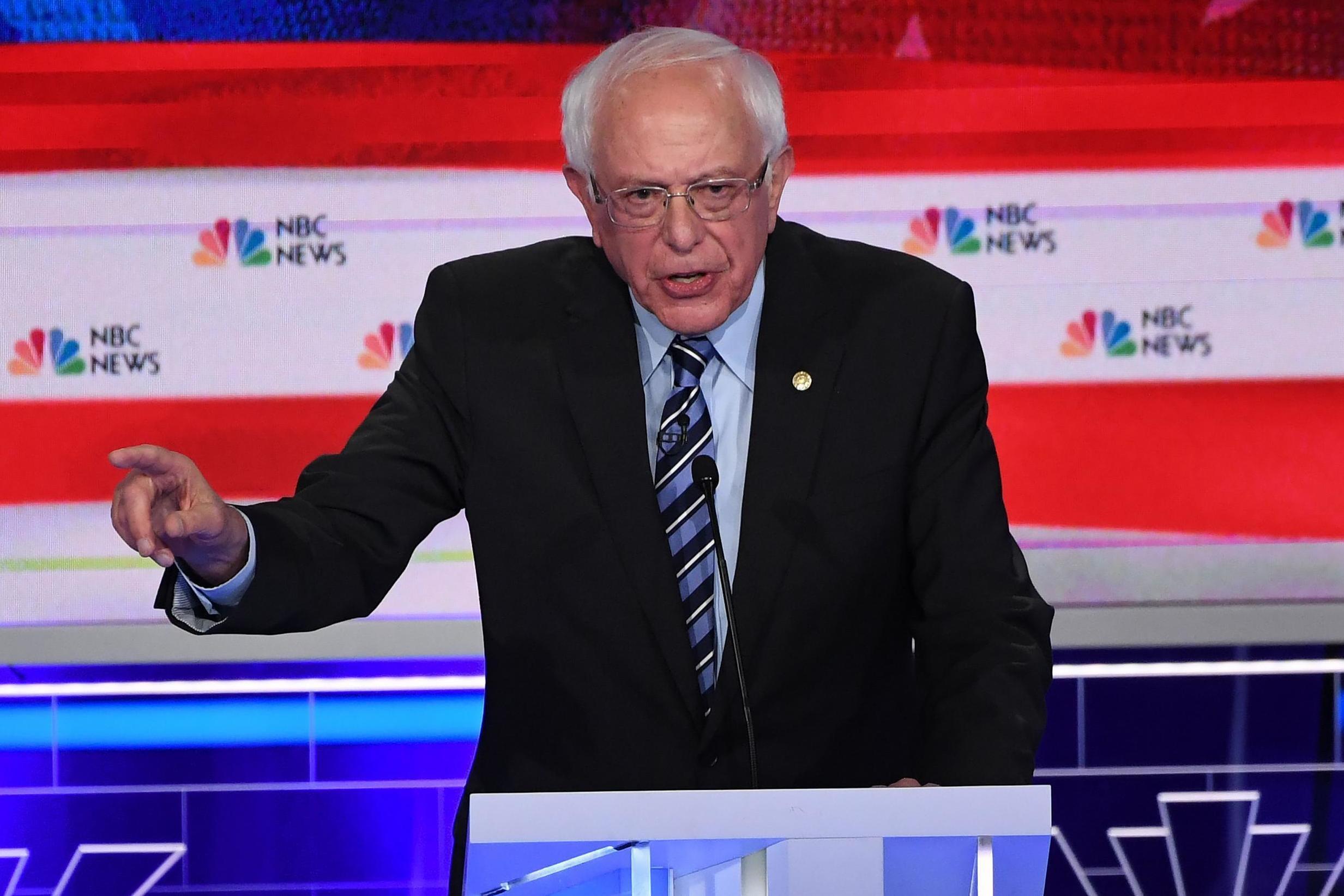 Bernie Sanders has surgery to insert stents following chest pain (Getty)