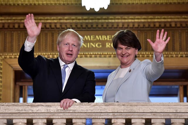 Boris Johnson’s proposed deal has met with cautious approval from DUP leader Arlene Foster