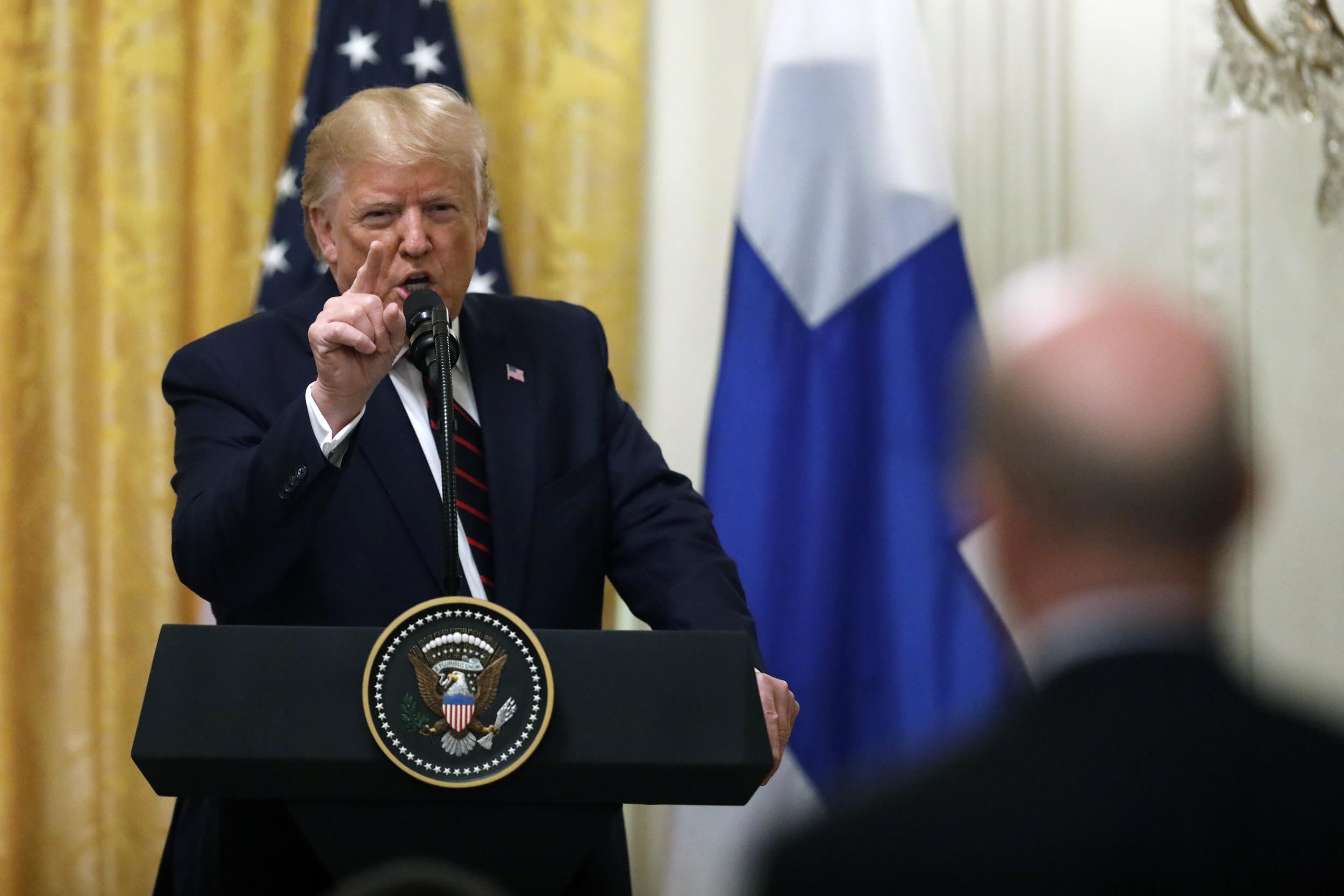 Trump flails wildly at 'lowlife' enemies as Democrats increase pressure on impeachment