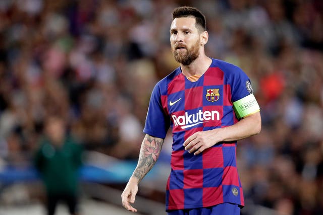 Lionel Messi was on target on a night when both sides missed chances 