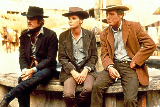 Chemistry class: Robert Redford, Katharine Ross and Paul Newman as the Sundance Kid, Etta Place and Butch Cassidy
