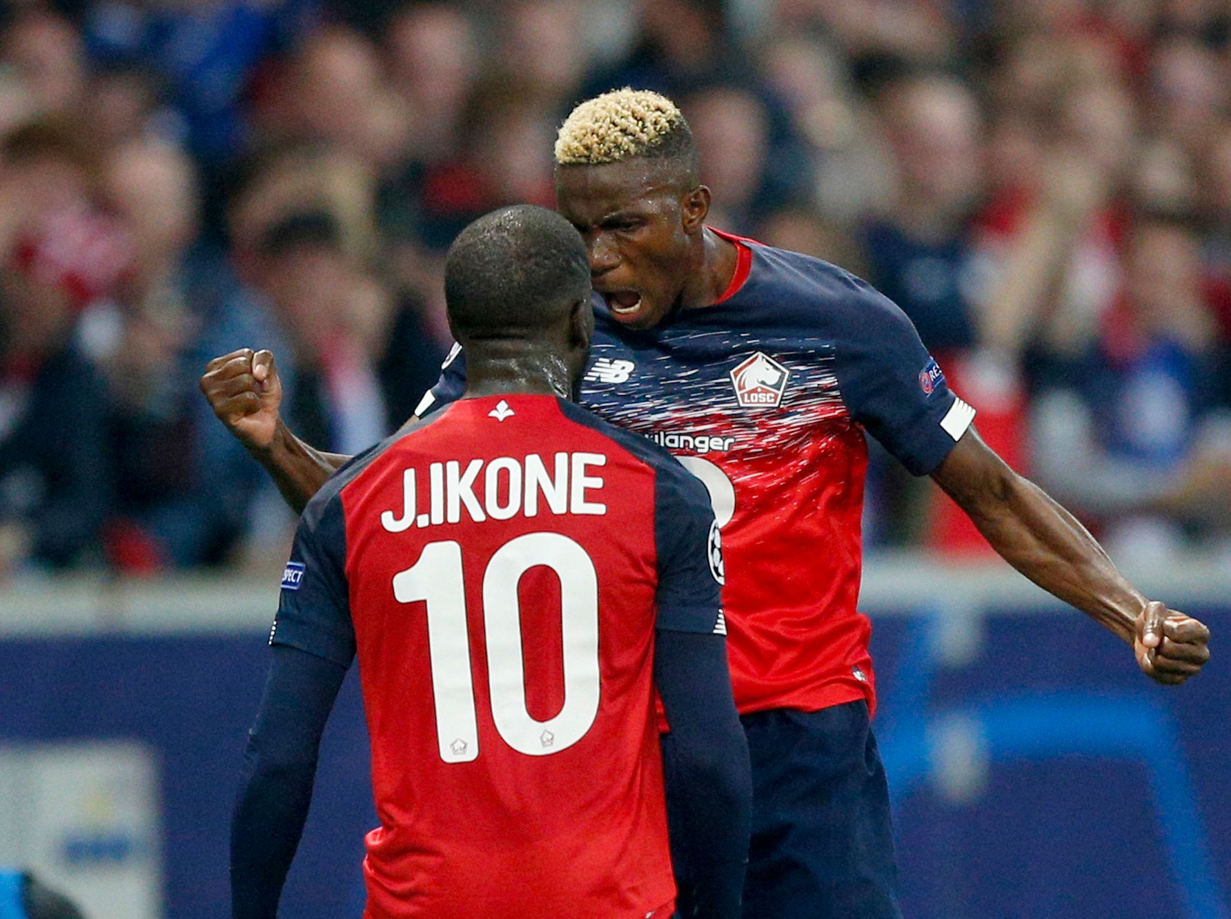 Osimhen struck for Lille