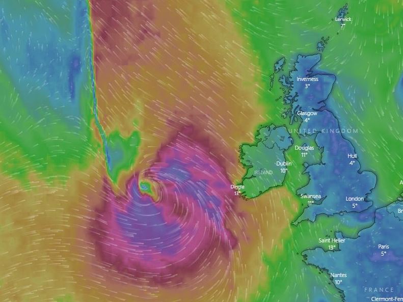 Storm Lorenzo: Warnings issued as 65mph winds, torrential rain and flash flooding hits UK