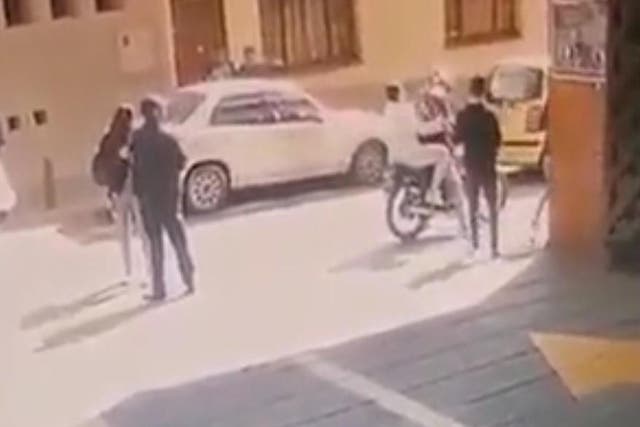 CCTV captures Aida Merlano escaping incarceration on bike of motorbike