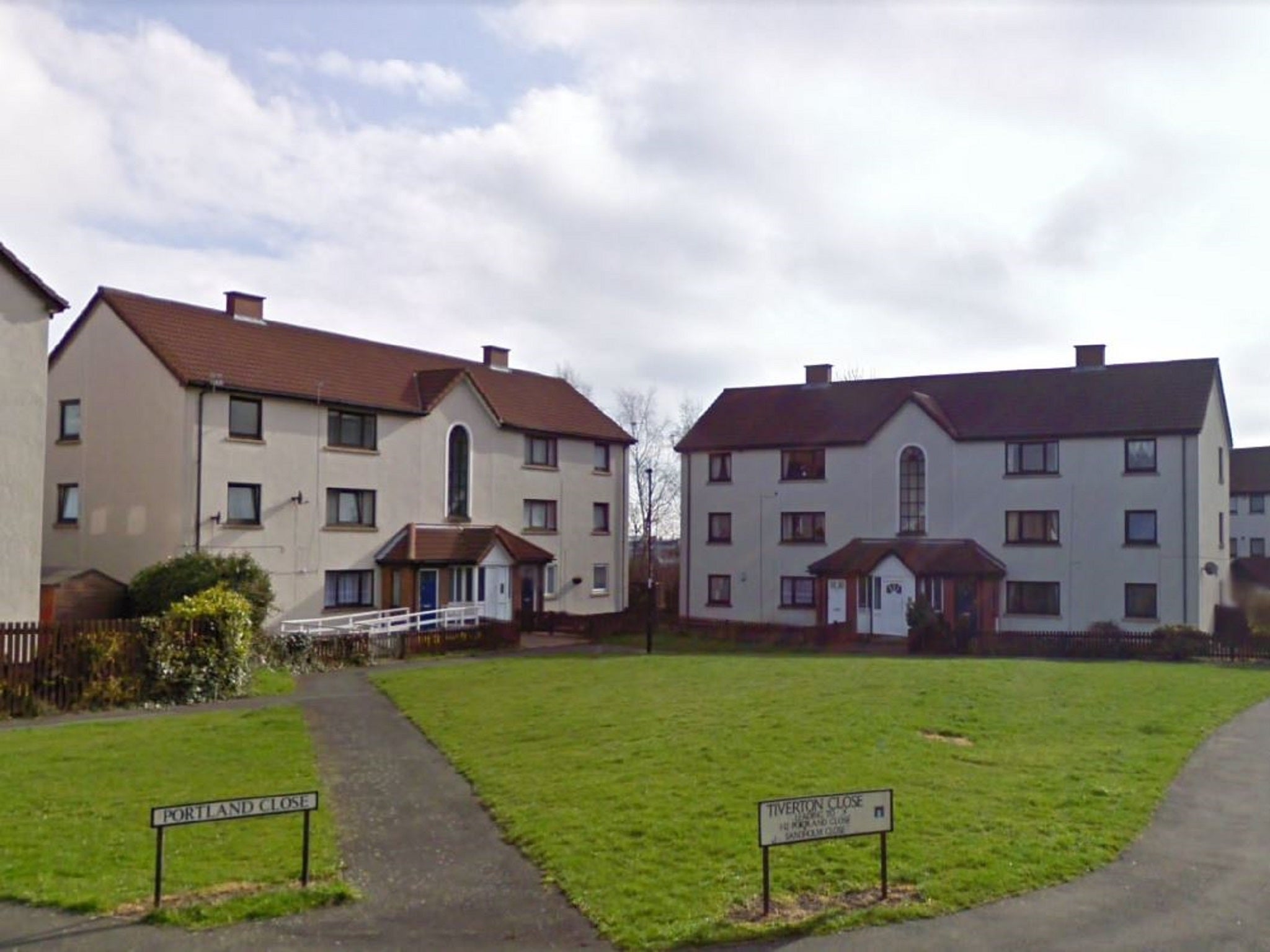 General view of Portland Close, in Wallsend, North Tyneside.