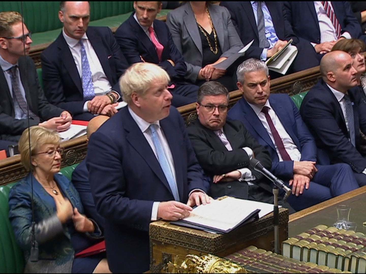 Boris Johnson defends the proposals in the House of Commons