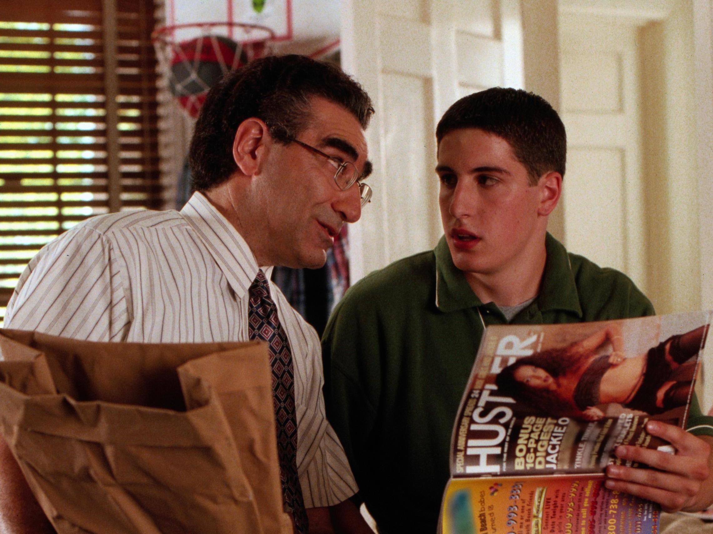 Eugene Levy and Jason Biggs in the original ‘American Pie’