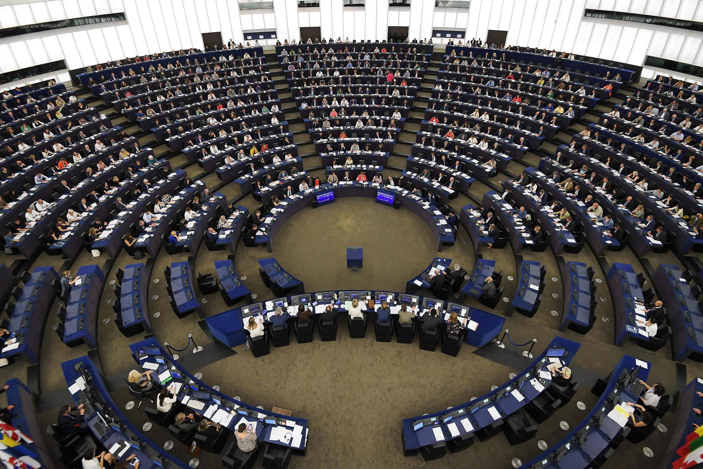 The European Parliament in Strasbourg