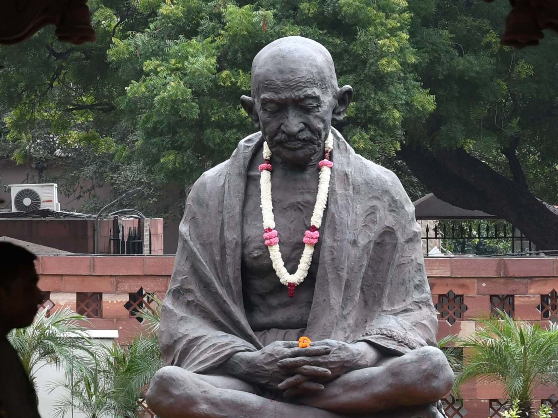 Celebrations were held on Wednesday to mark the independence leader's 150th birthday