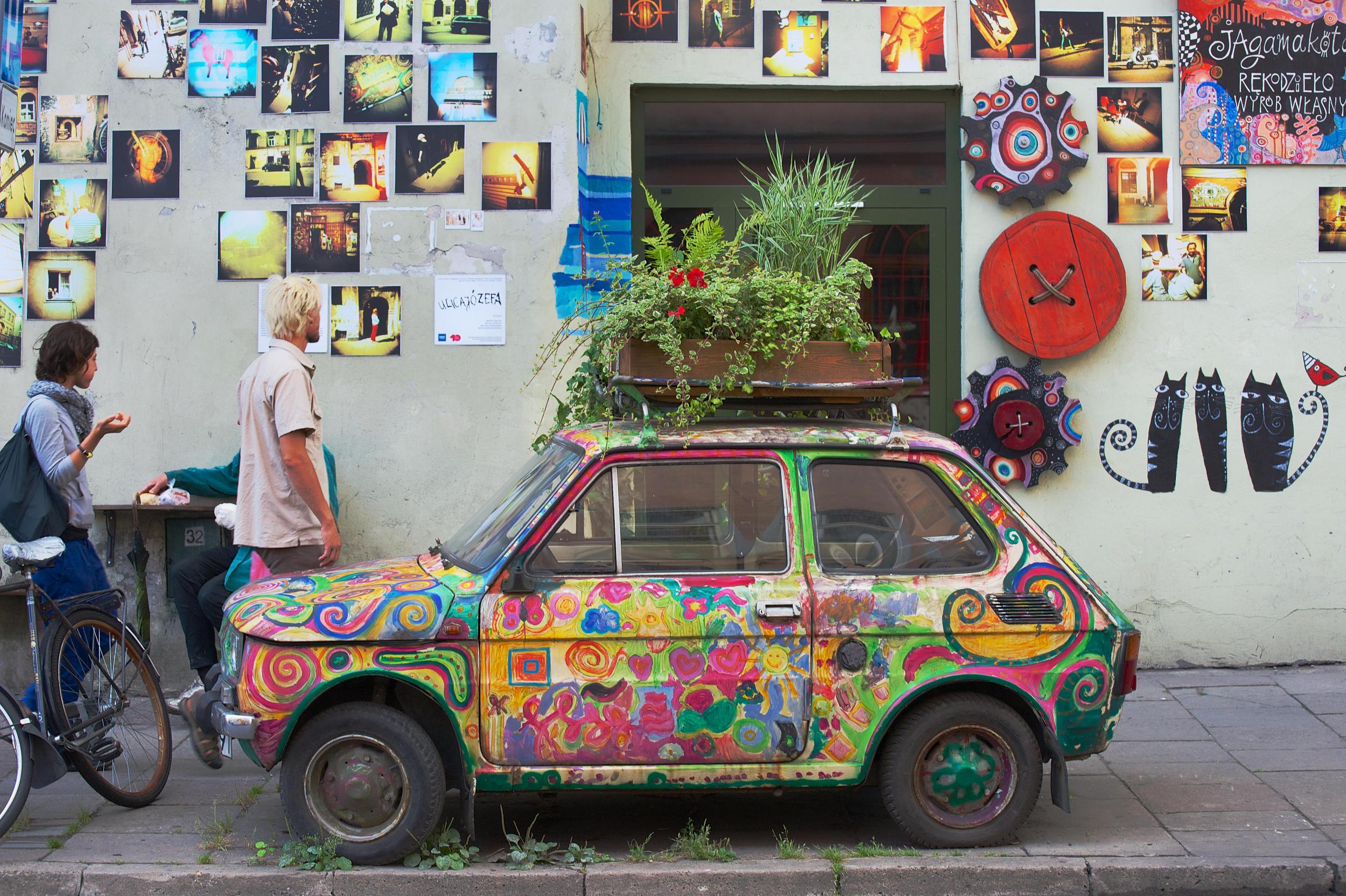 Kazimierz neighbourhood in Krakow