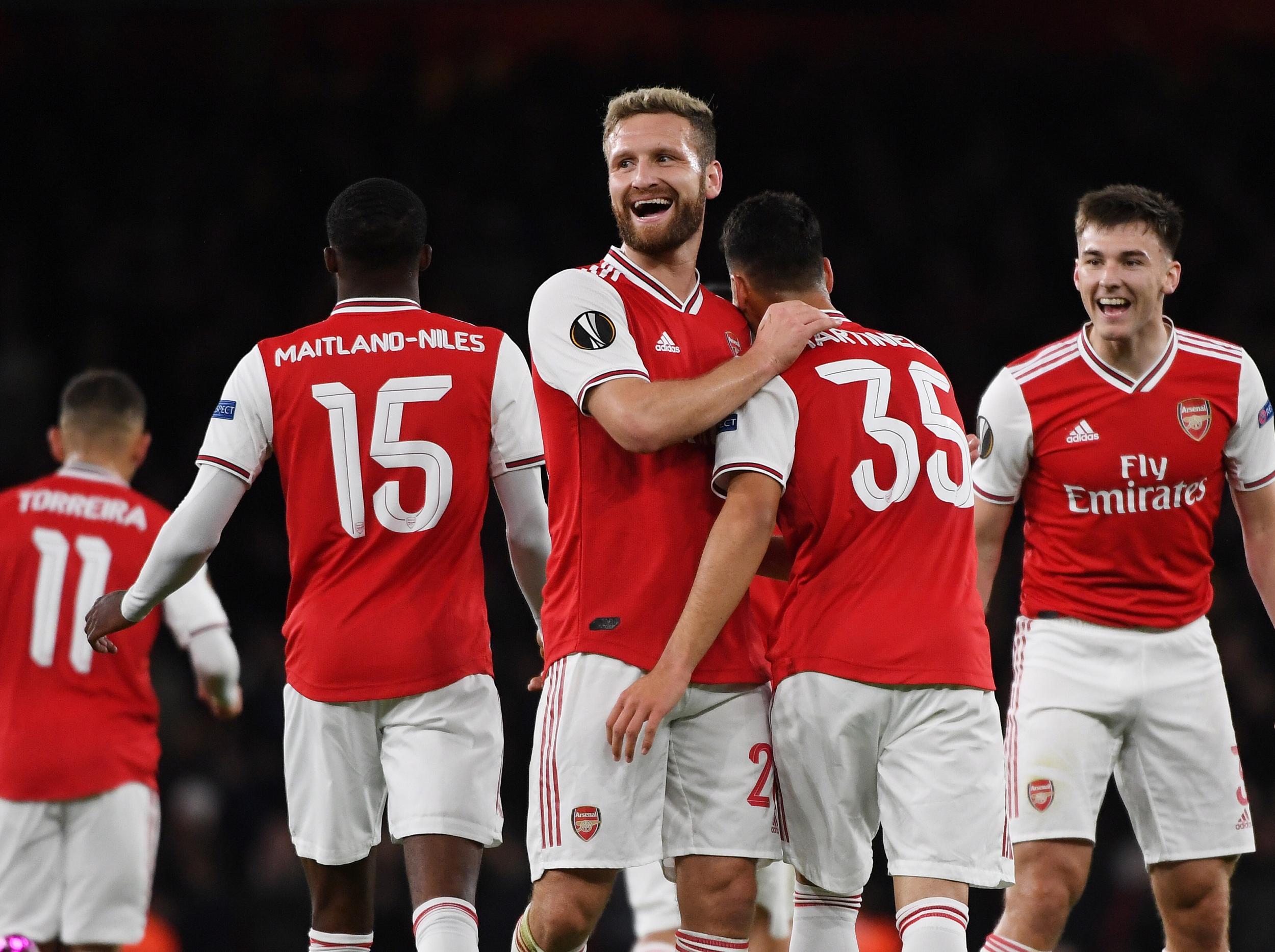 Arsenal are in complete control against Liege