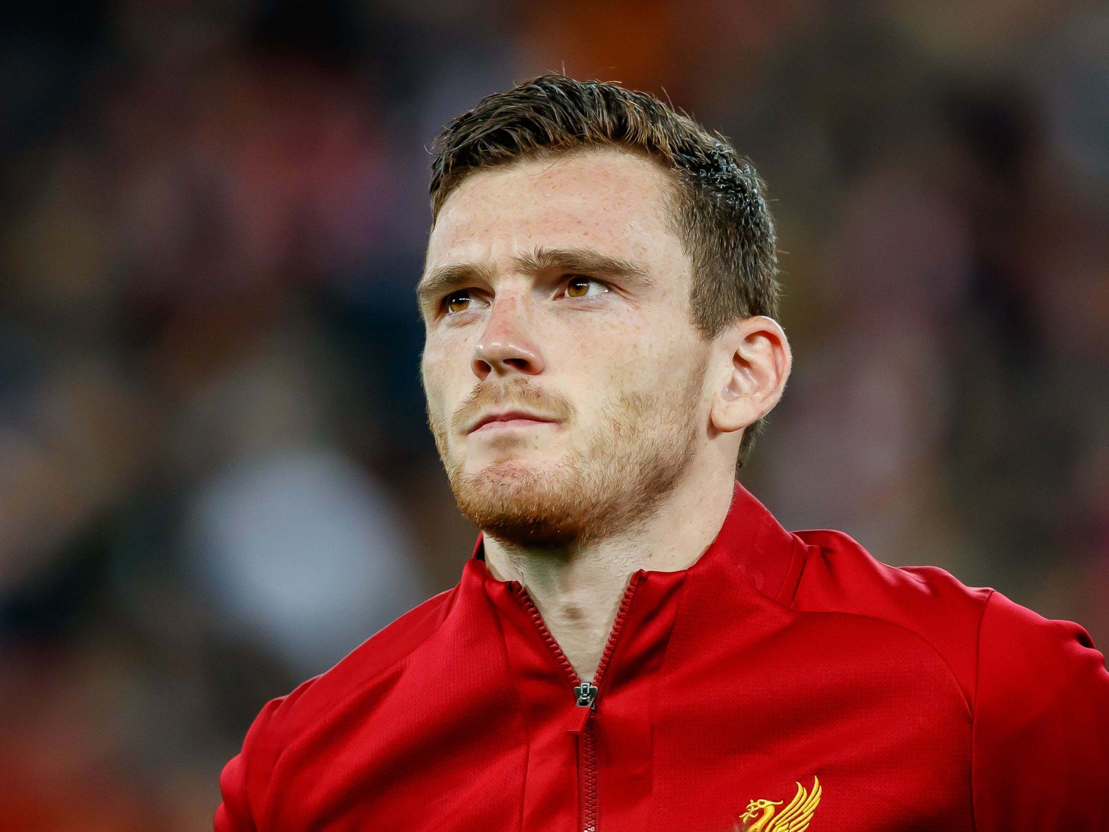 The 28-year old son of father (?) and mother(?) Andrew Robertson in 2023 photo. Andrew Robertson earned a 2.6 million dollar salary - leaving the net worth at  million in 2023