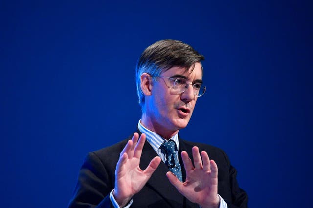 <p>Jacob Rees-Mogg has claimed that Jeremy Corbyn should be hailed for his role in allowing Brexit to go ahead </p>