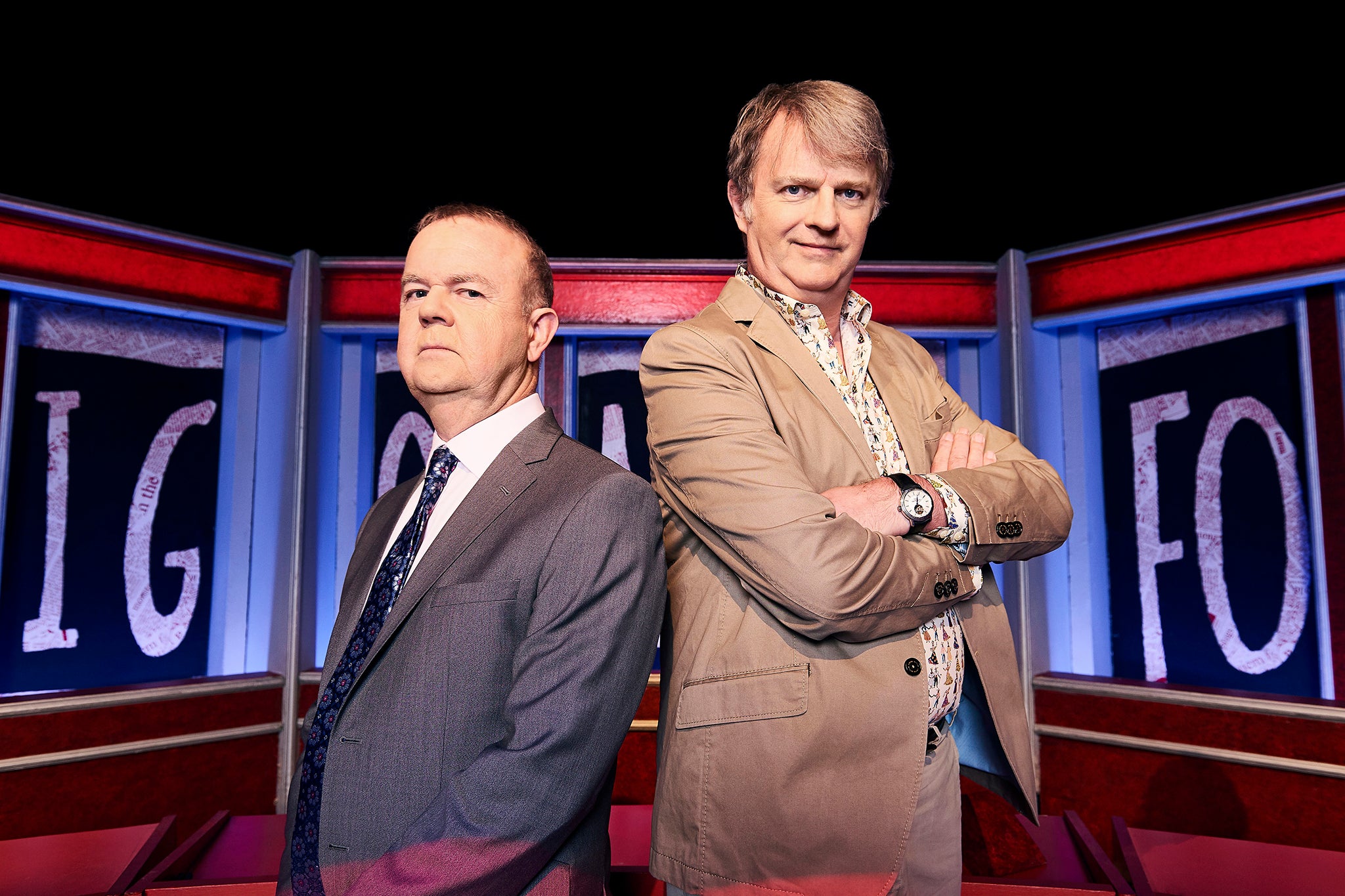 Ian Hislop and Paul Merton return with HIGNFY