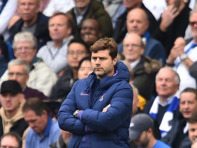 Mauricio Pochettino looks on as Spurs suffer another defeat
