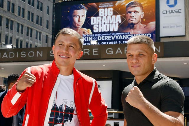 Gennady Golovkin must beat Sergiy Derevyanchenko to remain on course to fight Canelo Alvarez once more