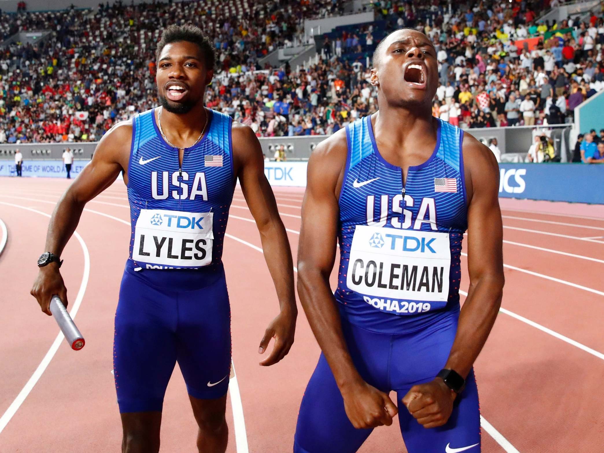 World Athletics Championships 2019: Coleman and Lyles lead USA