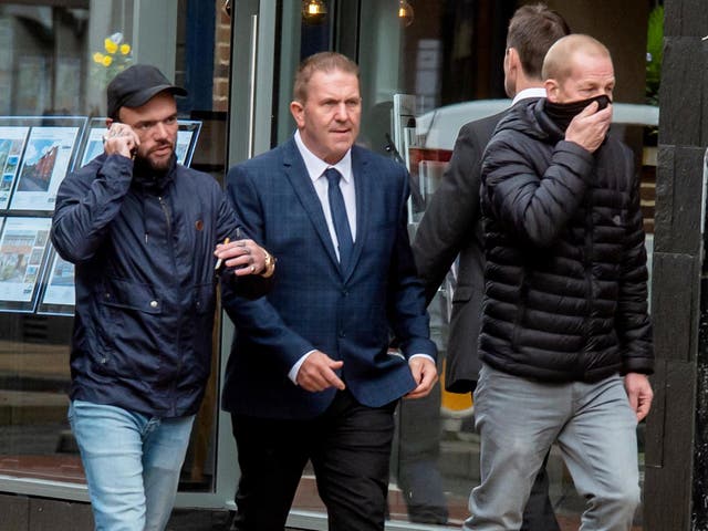 George Powell (L) accused of finding £3m hoard of treasure and only giving the landowner three relatively worthless coins