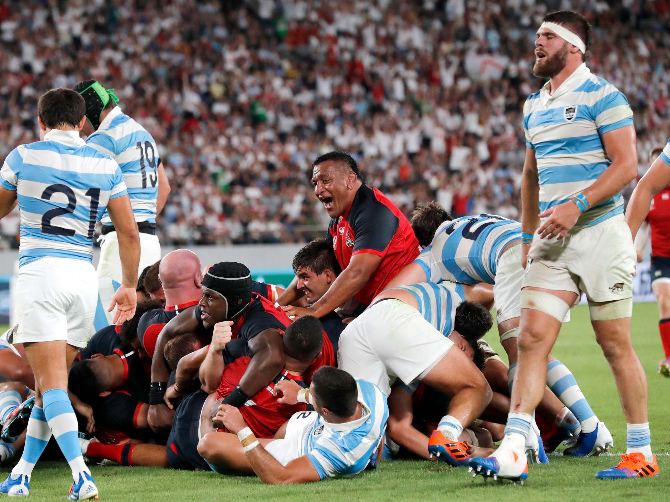 Vunipola returned to England duty in the victory over Argentina