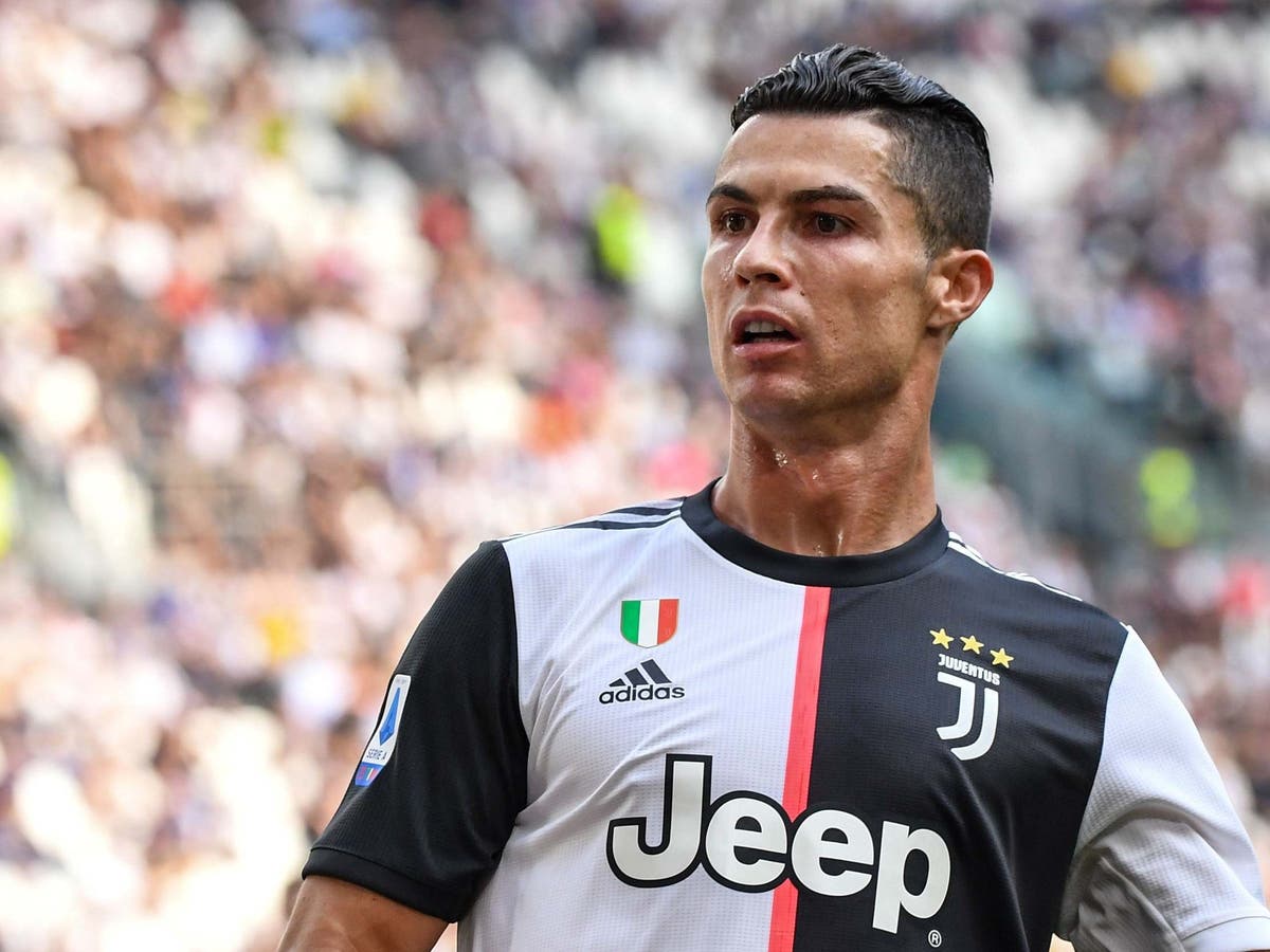 Youth adidas Cristiano Ronaldo Black Juventus 2019/20 Home Replica Player  Jersey