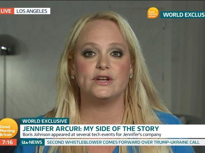 Related: Jennifer Arcuri admits she feels ‘betrayed’ by Boris Johnson