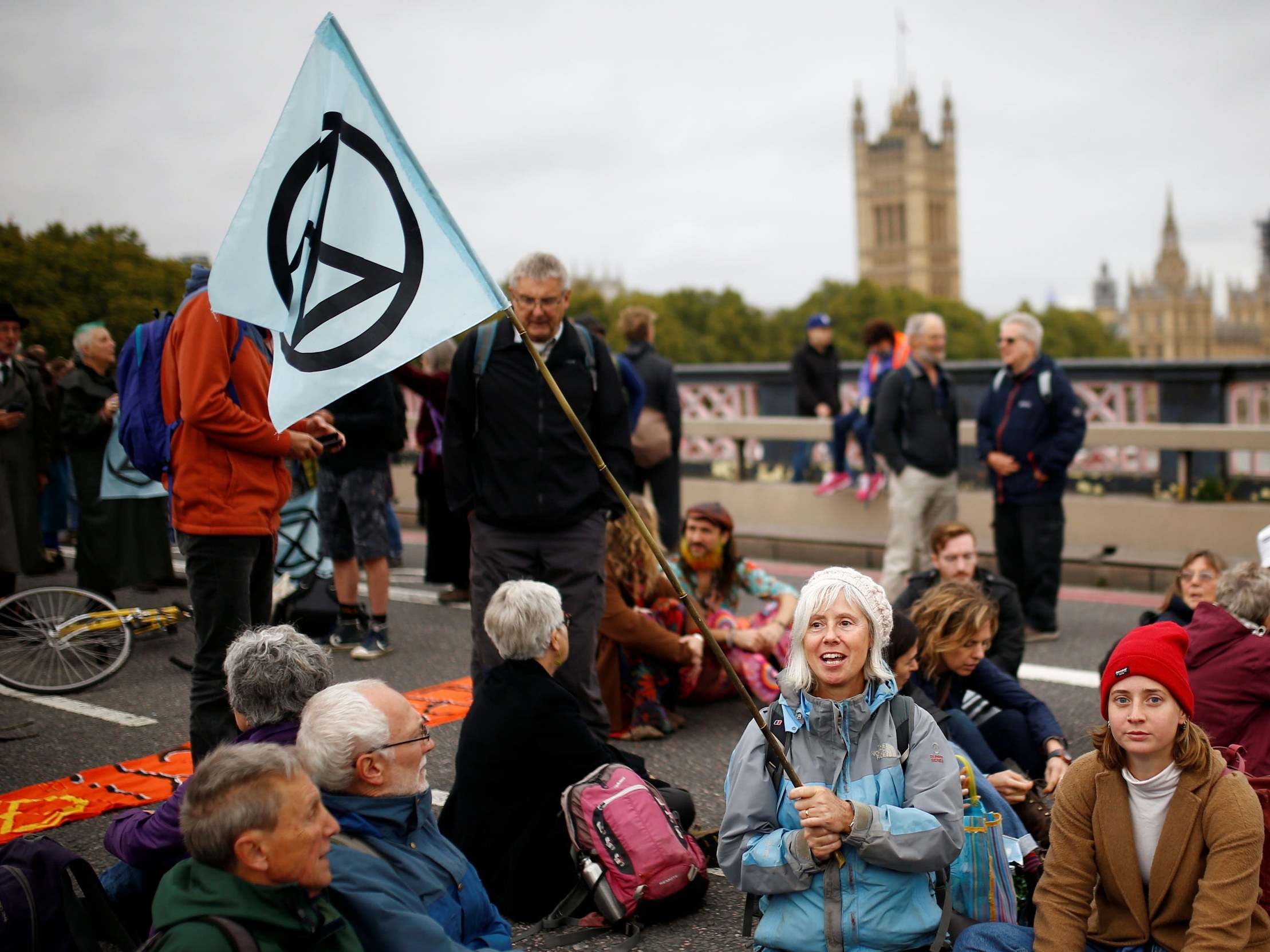 Extinction Rebellion protests - live: Climate activists shut down parts of central London as police arrest more than 200 demonstrators