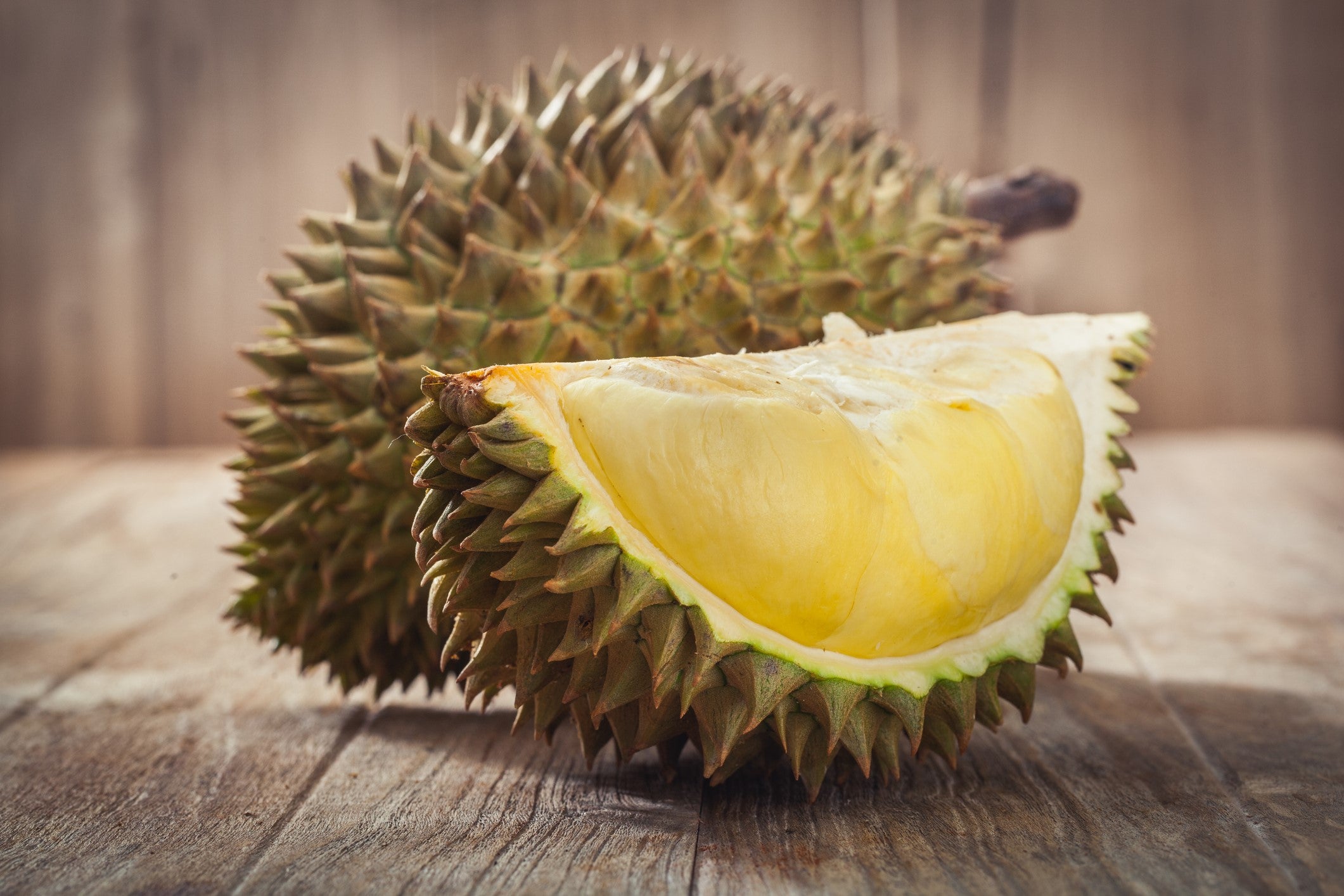 The durian is known as "the king of fruits" and is famously smelly