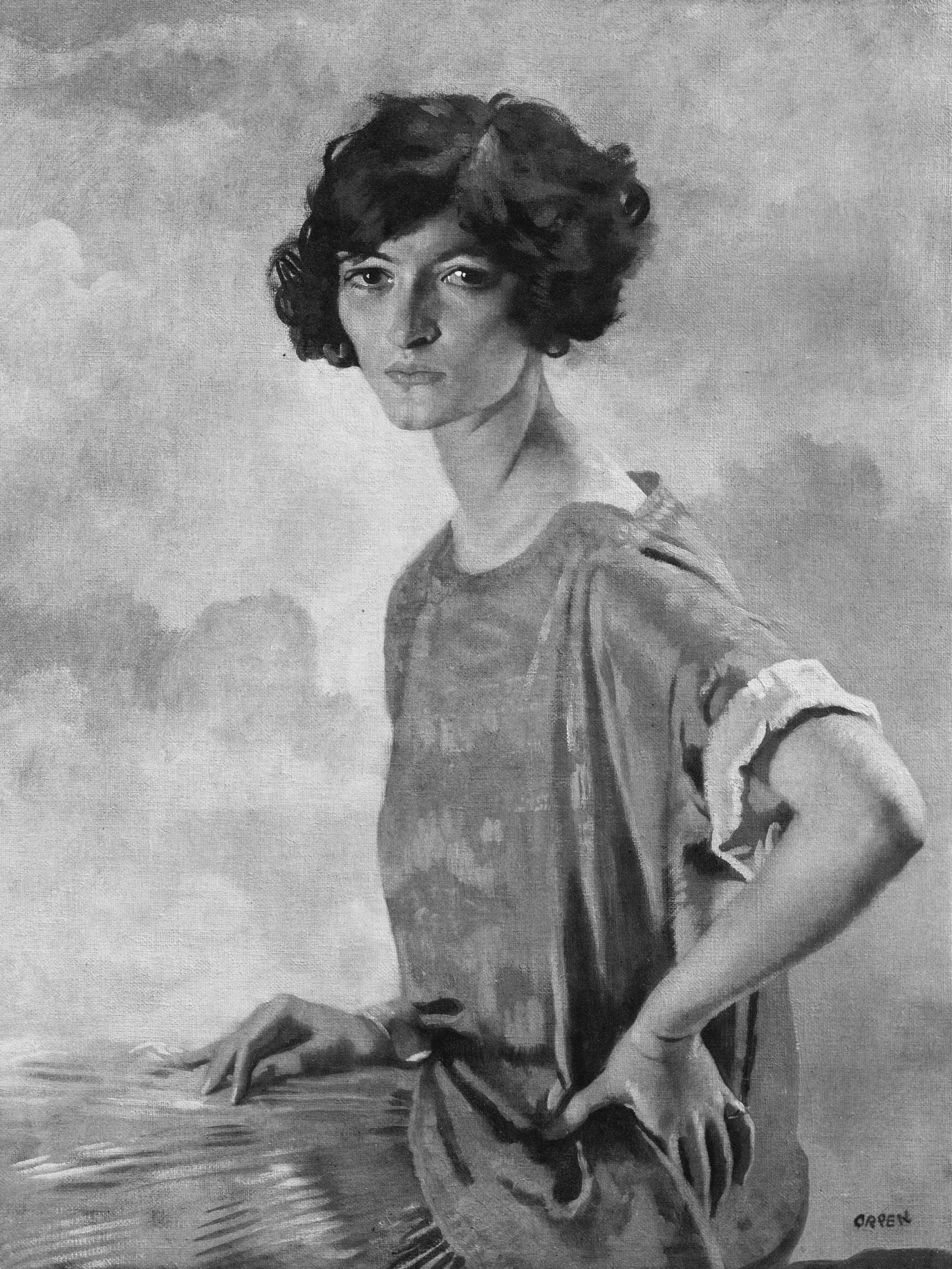 A portrait of Gertie by artist William Orpen hung at Medway, her South Carolina plantation