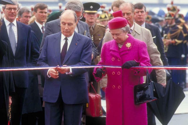 Happy days:on 6 May 1994 the Queen and the French president, Fran?ois Mitterrand, opened the Channel Tunnel.