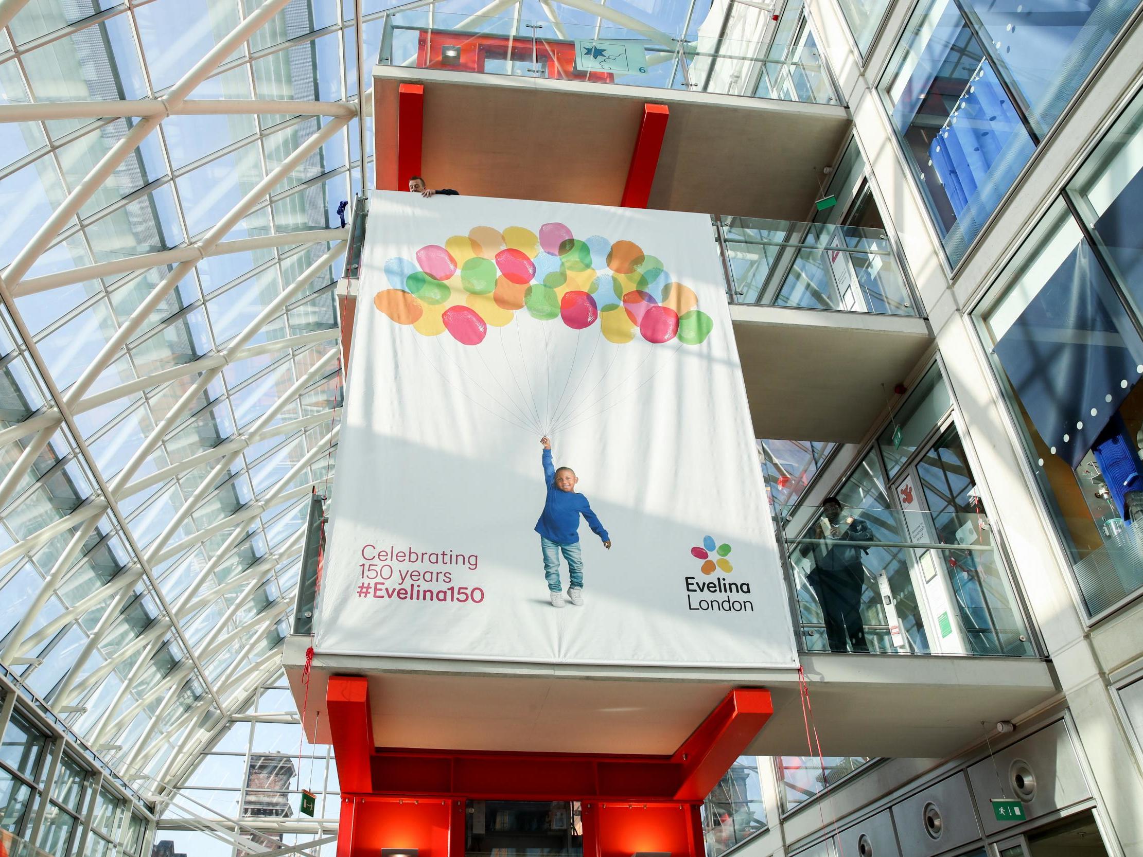 Interior of Evelina London Children's Hospital.