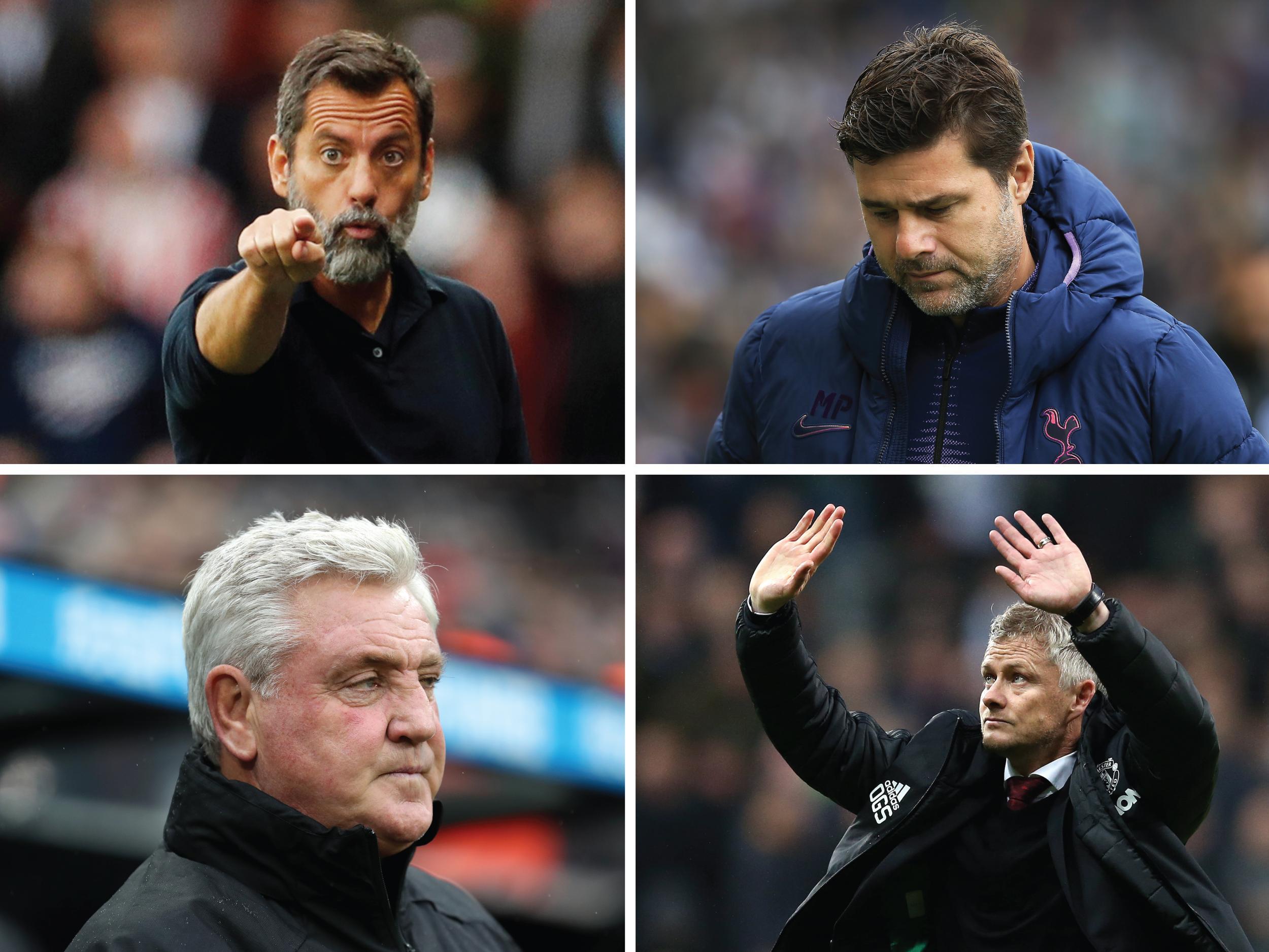 Premier League manager hot seat rankings: From Man Utd to Everton, which coaches are facing the sack?