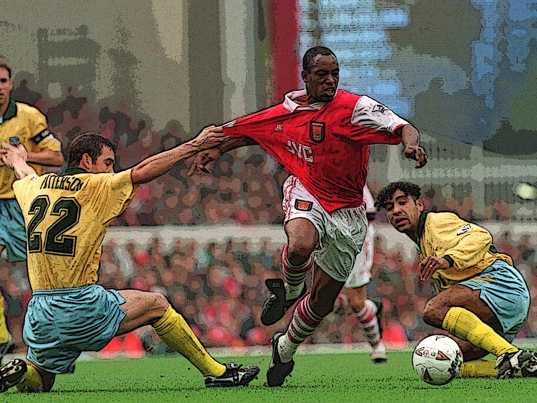 The art of movement: Arsenal great Ian Wright on playing with Dennis Bergkamp and scaring defenders