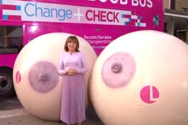 Lorraine Kelly’s Change and Check campaign video for Breast Cancer Awareness and ITV