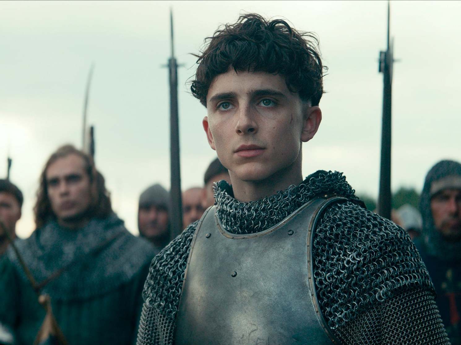 Timothee Chalamet in ‘The King’