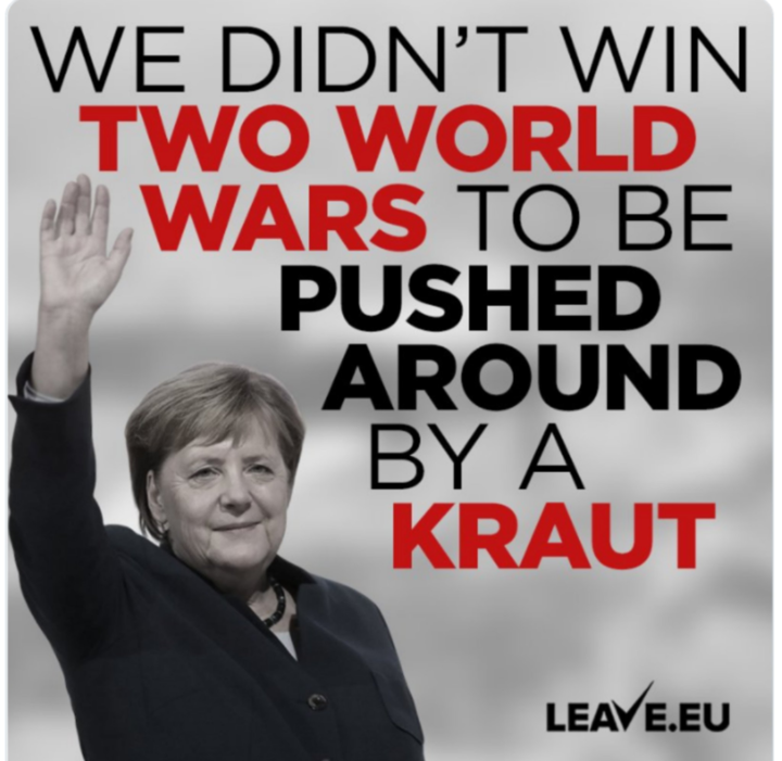 The image and text posted on Twitter by the Leave.EU campaign