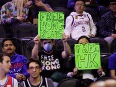 NBA fan ejected for supporting Hong Kong amid China controversy