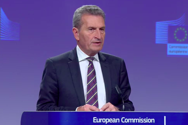 Günther Oettinger, European budget commissioner