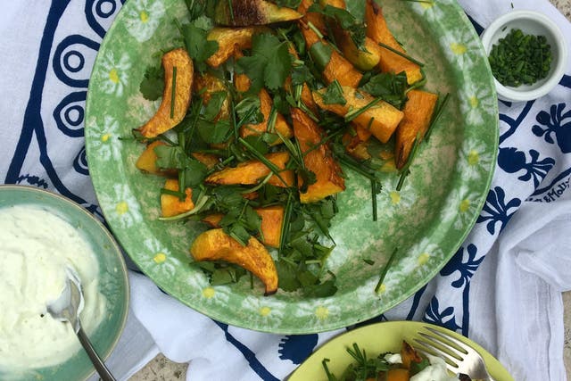 Kabocha squash are ideal candidates for roasting and the skin is edible if it’s cooked long enough