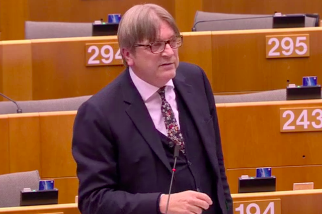 Guy Verhofstadt, the European Parliament's Brexit coordinator