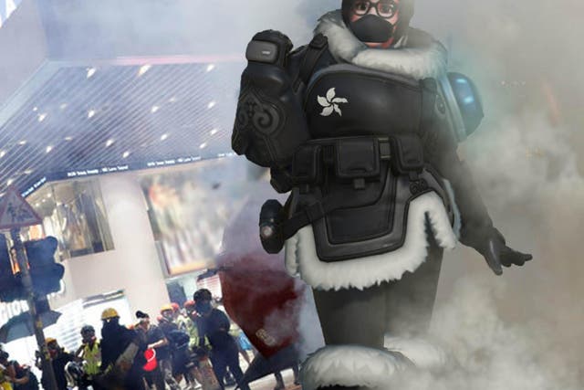 Overwatch hero Mei has become a symbol of resistance for the pro-democracy protests in Hong Kong