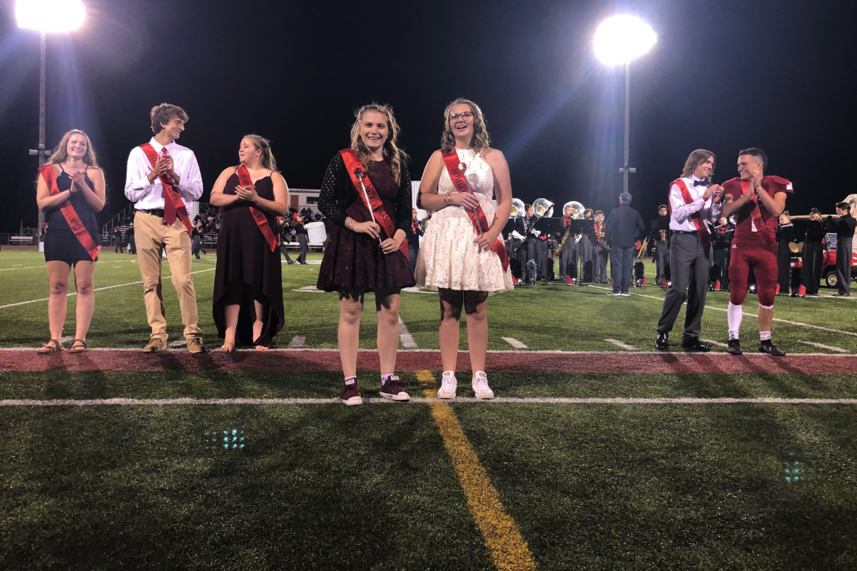 High school crowns homecoming royalty and announces gender-neutral titles in future (Facebook/ Milford Schools)