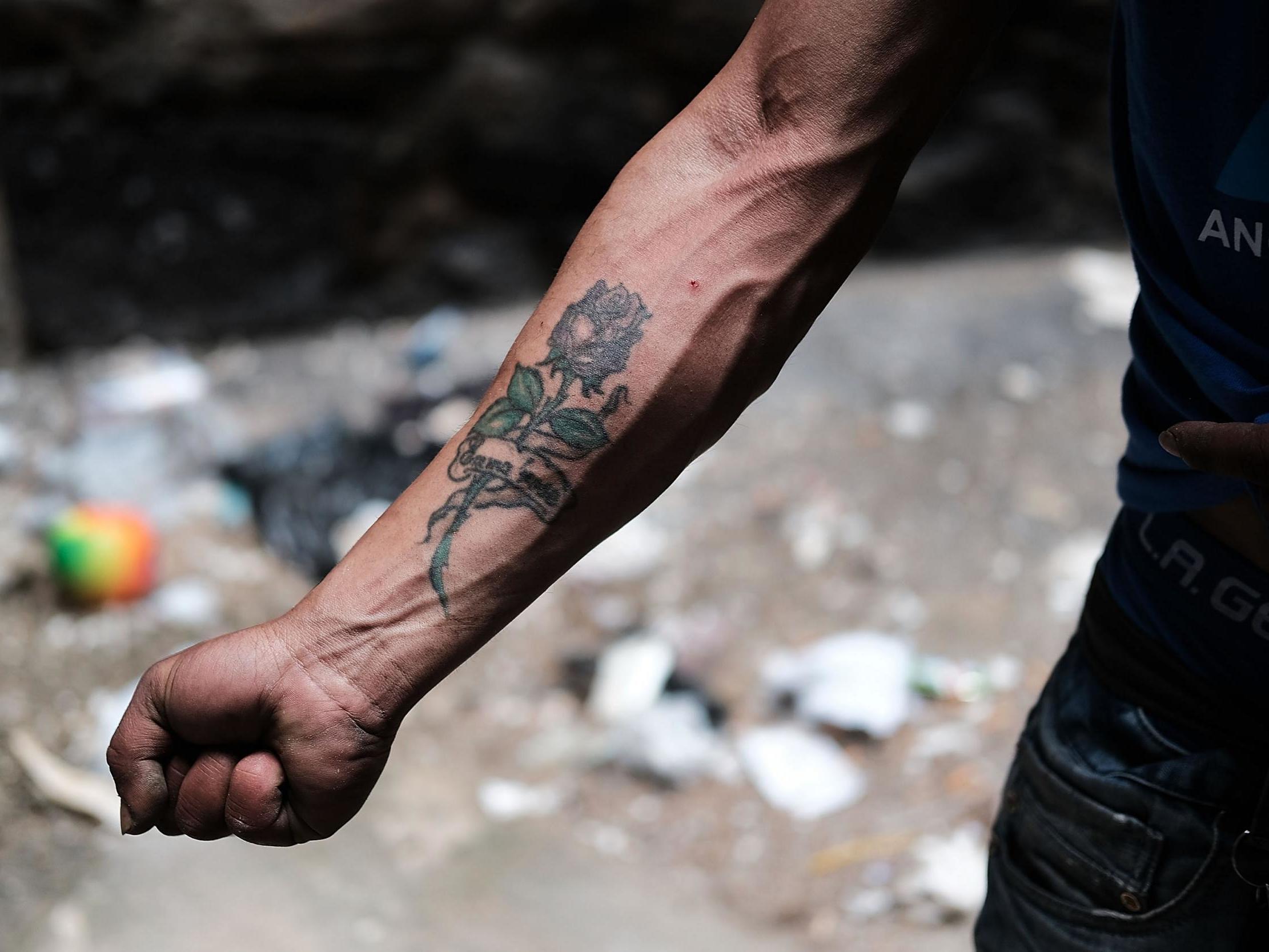 A heroin addict's arm; the worst users in Middlesbrough will get the drug free in the pilot scheme