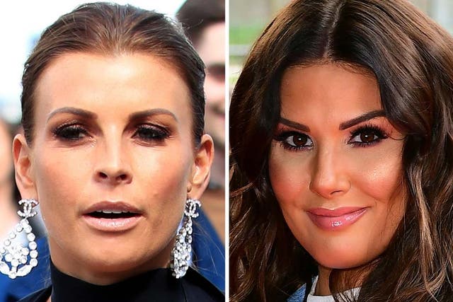 Coleen Rooney, left, accused Rebekah Vardy of selling stories from her private Instagram account to a tabloid