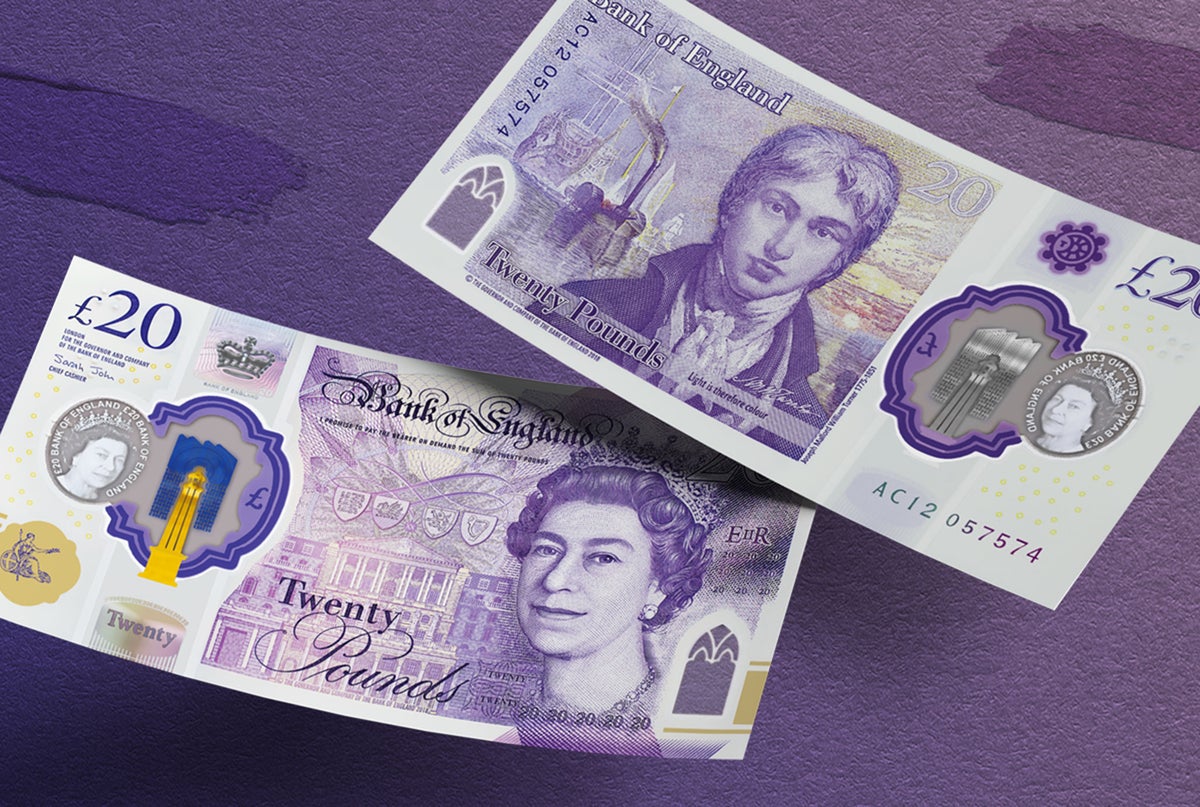 New Note Featuring Painter Turner Revealed As Bank Of England S Most Secure The Independent The Independent