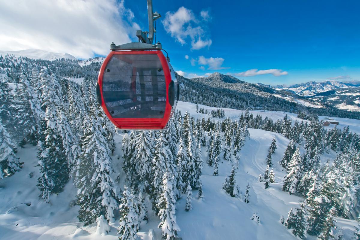 The new gondola at Goderdzi, which opened in 2015